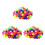324Pcs Bicycle Round Decorative Colored Beads Spokes Decorations Plastic Cilp Spoke Beads 1