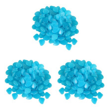 300Pcs Glow in the Dark Stone,Decorative Luminous Stone for Outdoor Walkways,Gardens,Driveways or Fish Tank