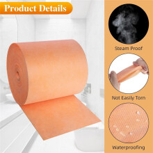 Waterproof Membrane Band Roll,Shower Waterproofing Membrane Uncoupling Band for Tile Wall Floor Bathroom Shower Sauna
