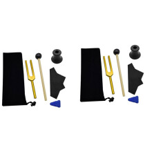 2X F 963HZ Stimmgabel-Set, Stimmgabel Zur Chakra-Heilung, Klangtherapie, Um KöRper, Geist und Seele in Perfekter Harmonie zu Halten