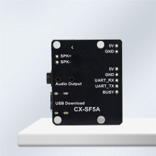 CX-SF5A Serial Port Control Voice Playback Module Board MP3 Music Player 5W MP3 Playback Serial Control Voice Module B