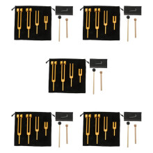 20-Teiliges Stimmgabel-Set (4096C, MI528, 128C, OM136.1), KöRper-Stimmgabeln für Chakra-Set, Sound