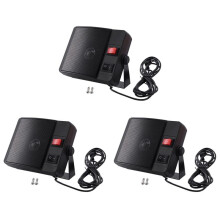 3pz 3,5mm Diamante Heavy Duty TS-750 Altoparlante Esterno per il Walkie-Talkie QYT CB Radiomobile Radio Bidirezionale Car