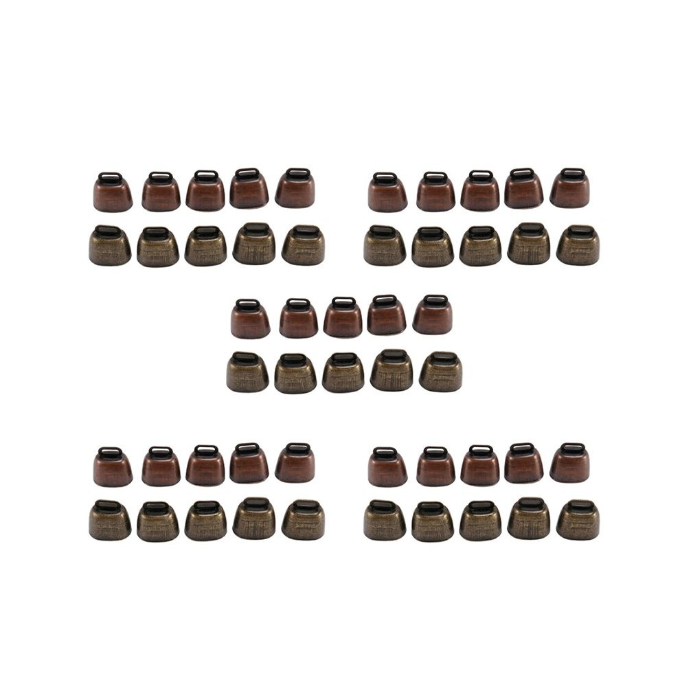 50Pcs Cow Horse Sheep Grazing Small Brass Bells,Cowbell Retro Bell For Horse Sheep Grazing Copper,Cow Bells Noise Maker 6032956442904
