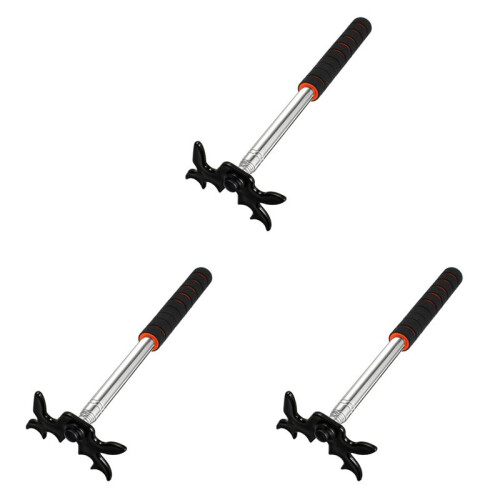 3X Retractable Billiard Cue Stick Bridge with Bridge , Billiard Pool Cue Accessory for Pool Table,Bridge ,Black 1