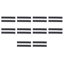 200Pcs Plastic Bike Bicycle Valve Dust Caps Car Van Motorbike Tyre Tubes Black