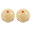 2 Pcs 2.25Inch 57Mm 6 Red Spot Cue  Pro Cup Billiard Pool Snooker Training Practice 2