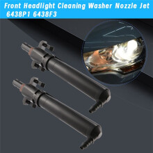 2Pcs Front Headlight Cleaning Washer Nozzle 6438P1 6438F3 for 307 207 607 C4 C5 Headlamp Wiper Jet