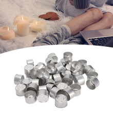 Empty Aluminum Candle Containers 100pcs for Aromatherapy & Diy Crafting