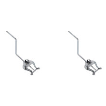 2X Nickel-Plated Saxophone March Lyre Sheet Music Clip Tenor Saxophone Silver