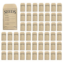 200 Enveloppes de Graines 3,1 X 4,7 Pouces, Enveloppes de Graines, Enveloppes de Paquets de Graines en Papier Brun pour le Stockage des LéGumes
