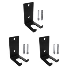 3X Barbell Rack Wall Mount Heavy Duty Barbell Holder Storage Rack Barbell Holder for Home Commercial Garage Gyms