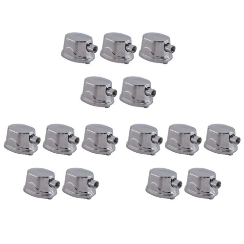 15PCS Silver Alloy Drum Kit Rectangular Claw Hook Lug Single End Drum Percussion Accessory Replacement Parts