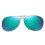Clip-on Solglasögon - Polariserade Körglasögon Green+Blue 3