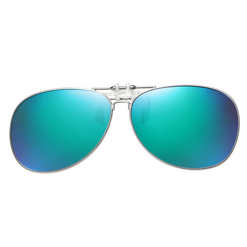 Clip-on Solglasögon - Polariserade Körglasögon Green+Blue 2
