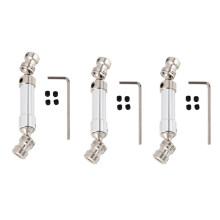 3X Metal Rear Drive Shaft Cvd for 12428 12423 1/12 Rc Car Crawler Short Course Truck Upgrade Hop- Parts,Silver