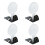 4X Small Miniature Inverted Target Metal Shooting Practice Targets Manual Reset Practice Targets 2