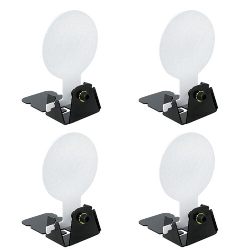 4X Small Miniature Inverted Target Metal Shooting Practice Targets Manual Reset Practice Targets 1