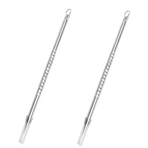 2X Outils de Beauté Aiguille Courte pour Extraire L'Acné 1