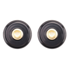 2X Cello Endpin Stopper Stop Holder Anchor Protector Non-Slip with Metal Eye