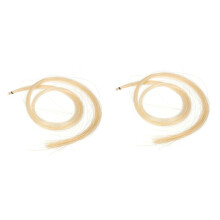 2Pcs Hank 31-31.5 Inch Genuine Mongolian Horse Hair for Violin, Viola, Cello, Bass Bow,Photo Color