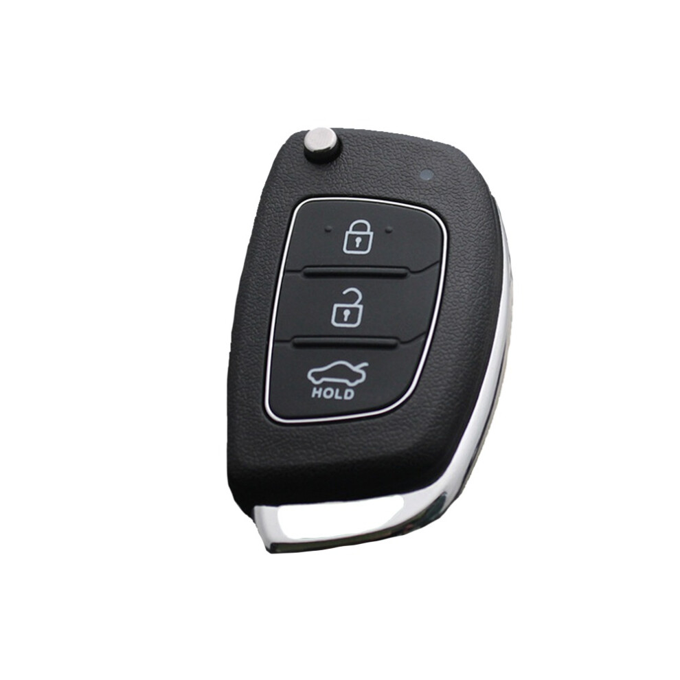 3-Button Car Key Fob Shell Case With Trunk Button Right Slot Compatible With Hyundai Kia Models 7314281321284