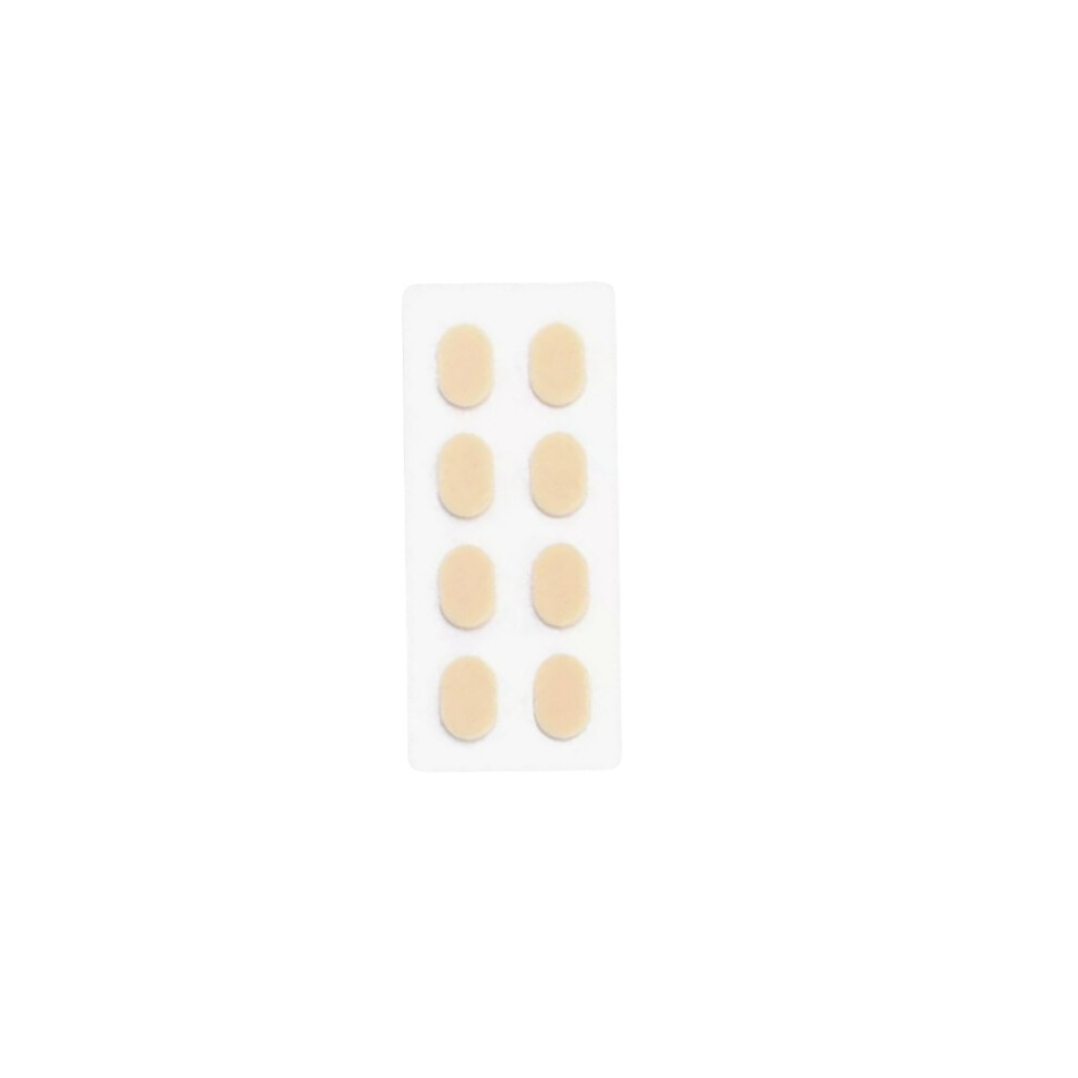 Inf Beige Eyeglass Sponge Nose Pads - 20 Pcs, Anti-Slip Eva Foam