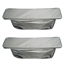 2X Canoe Inflatable Boat Storage Bag with Padded Cushion Bag Storage Bag Cushion