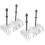 Skateboard Hanger 4PCS Wall Mount Deck Rack for Skateboards Deck Display and Storage 1
