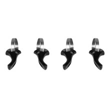 4x Mountain Bicycle Thumb Handle Wrist Rest Rest Sub-Handle Bicycle Handle Non-Slip Handles and Lock Ring Kit