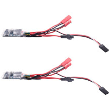 2X 10A ESC Brushed Speed Controller for 1/12 1/16 1/18 1/24 1/28 RC Car Crawler WPL C24 B16 B24 B36 K989 RC Boat