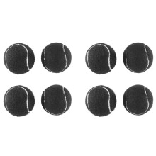 8 PCS Precut Walker Tennis for Furniture Legs and Floor Protection, Heavy Duty Long Lasting Pad Covering,Black