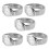 5X Reloj Pulsera Acero Inoxidable Elstico 36mm Elegante 1