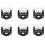 6PCS Replaceable Ceramic Blades Set,Carpet Trimmer Common Use Clipper Blade, for Carpet Clippers,Tufting Clippers 1