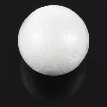 40 X Christmas Decoration Modelling Polystyrene Foam Sphere 6cm---White