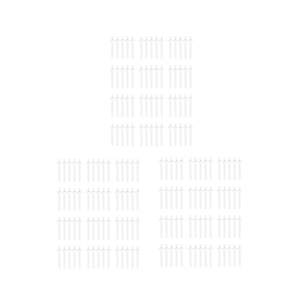 Semoic 180Pcs Nose Wax Stick Applicator Spatulas Plastic Nose Waxing Strips Nose Clean Eyebrows Nose Hair Removal
