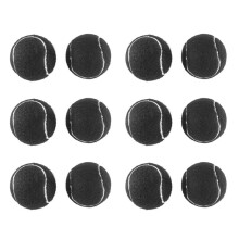12 PCS Precut Walker Tennis for Furniture Legs and Floor Protection,Heavy Duty Long Lasting Pad Covering,Black