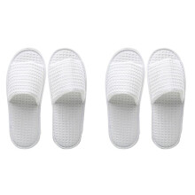 Spa Slippers, 10 Pairs Open Toe Toe Disposable Slippers Fit Size for Men and Women for Hotel Home Guest Used