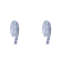 2X 1Yard Rhinestones Resin Trim Strass Decorative Tape Handmade Rhinestone Tape Applicator Ribbon with Appliques 10mm