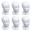 6X Female Foam Mannequin  Model Hat Wig Display Stand Rack White 1