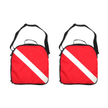 2X Portable Durable Nylon Drapeau de Plongée Plongée Sous-Marine Protecteur Régulateur Sac