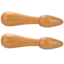2X Cuidado de la Salud Masaje de Madera Palo de Sándalo Masajeador Acupuntura Masaje Varilla Punto de Acupuntura Varilla Cuidado de los Pies