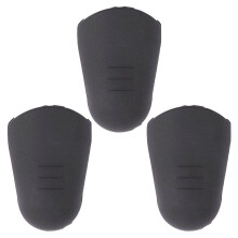 3X Gummi Klarinette Saxophon Mundstueck Kappe Schuetzen Zarte Spitze Schwarz