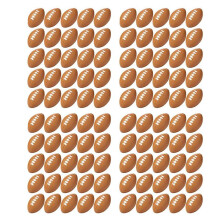100Pcs Rugby Stress ,  Foam Sports , Foam Sports  for School Carnival Reward, Party Bag Gift Fillers