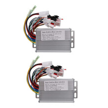2X Controlador de Motor CC Sin Escobillas para Bicicleta Eléctrica, 36V/48V, 350W, para Bicicleta Eléctrica, Accesorios para Patinete