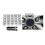 20Pcs 17mm Wheel Nut Covers Silver Alloy Lug Nut Caps AntiRust Full Coverage with Removal Tool 3