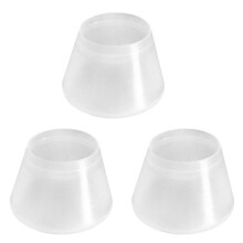 3X Shockproof Silicone Sleeve Tennis Racket Cover Handle End Cap Bumper Accessories Grip Ring