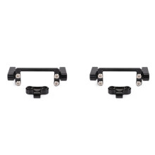 2X Lower Center of Gravity LCG Chassis Bumper Mount Servo Mount  for 1/10 RC Crawler Axial SCX10 I II III Upgrades,3