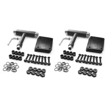 2Conjunto Hardware de Skate, Ferramentas Do Tipo T de Skate, Almofadas de Choque de Riser de Skate