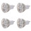 4X 4 LED GU10 Light Bulb 4W Cold White 85-265V 1